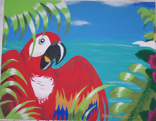 Scarlet Macaw by Brent Amacker