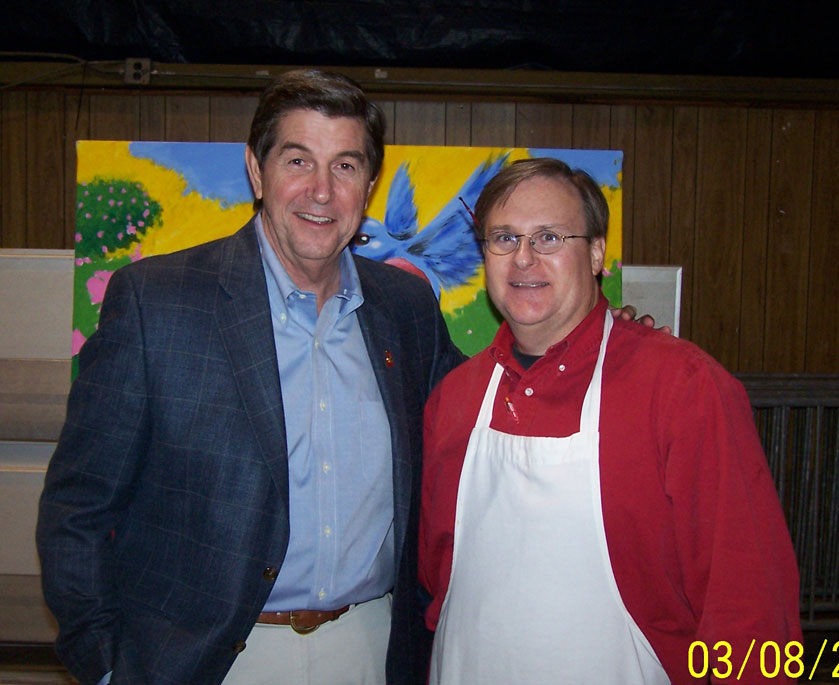 Brent Amacker and Governor Bob Riley