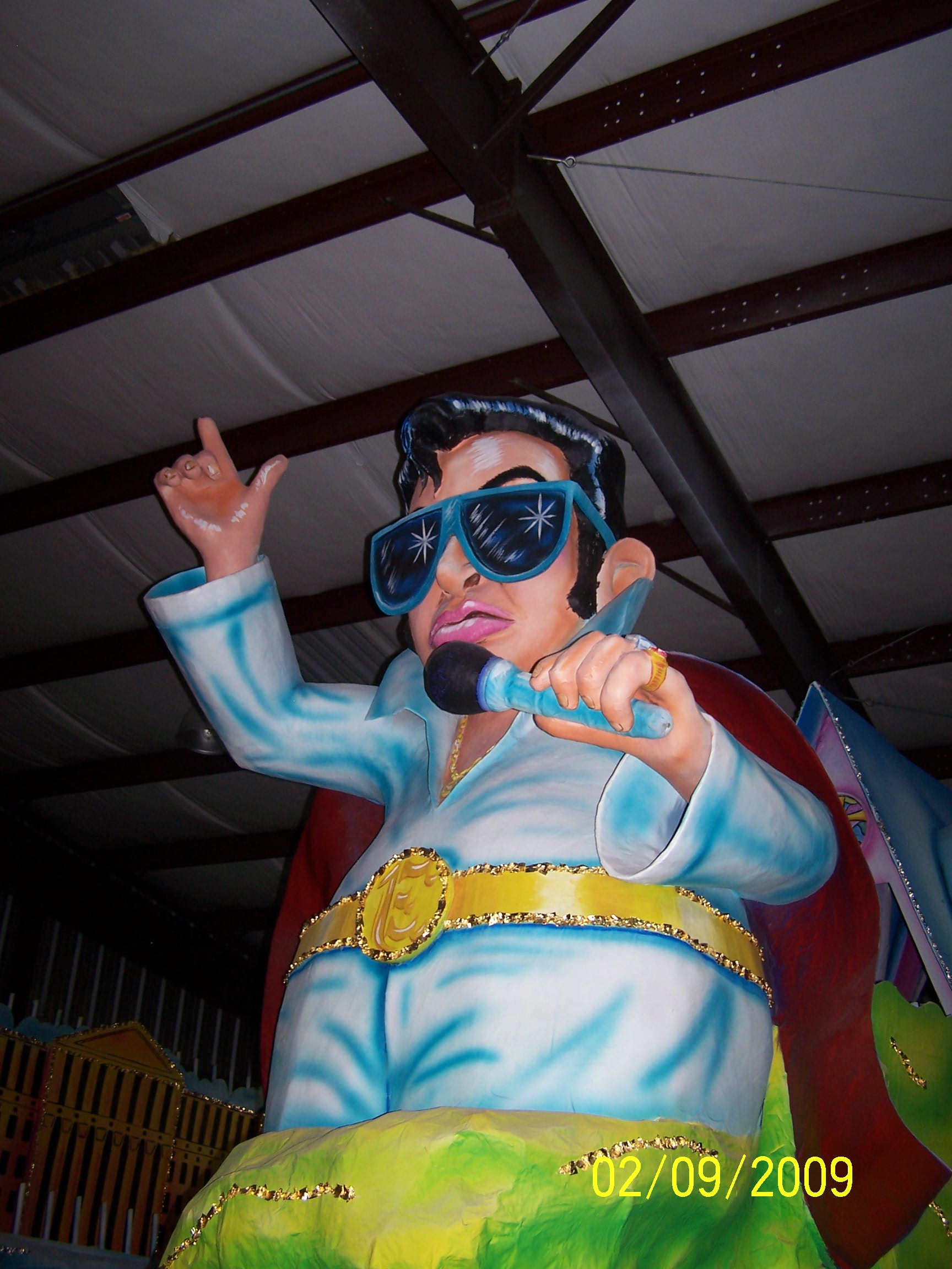 Elvis/Wedding Chapel float by Mirthco, Inc. for LaShe's