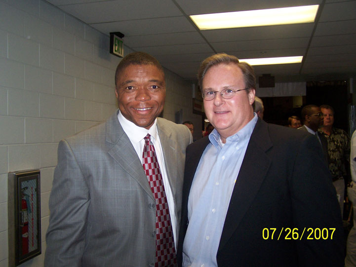 Jeremiah Castille and Brent at the L'Arche Benefit