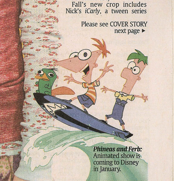 Phineas & Ferb in USAToday