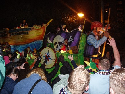 Pirate float by Brent Amacker, Mirthco